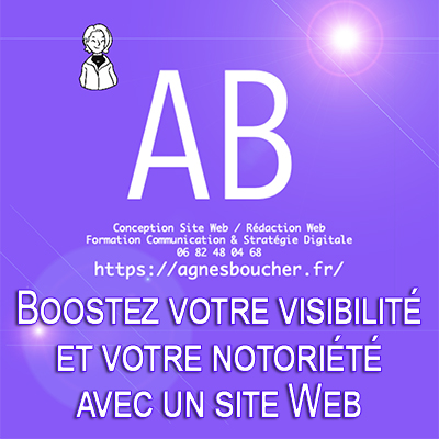 Agnes Boucher - Conception site Web