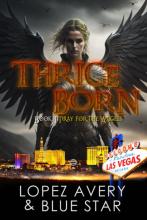 The Thrice Born Book 1 Pray for the Angels Book Cover